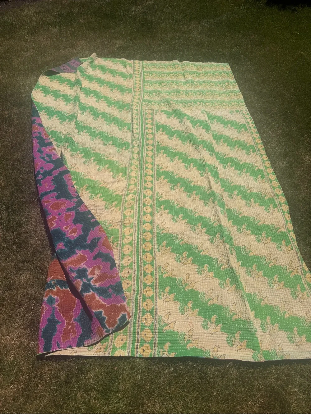 Colorful Abstract Knit Throw Blanket - Bright Multi